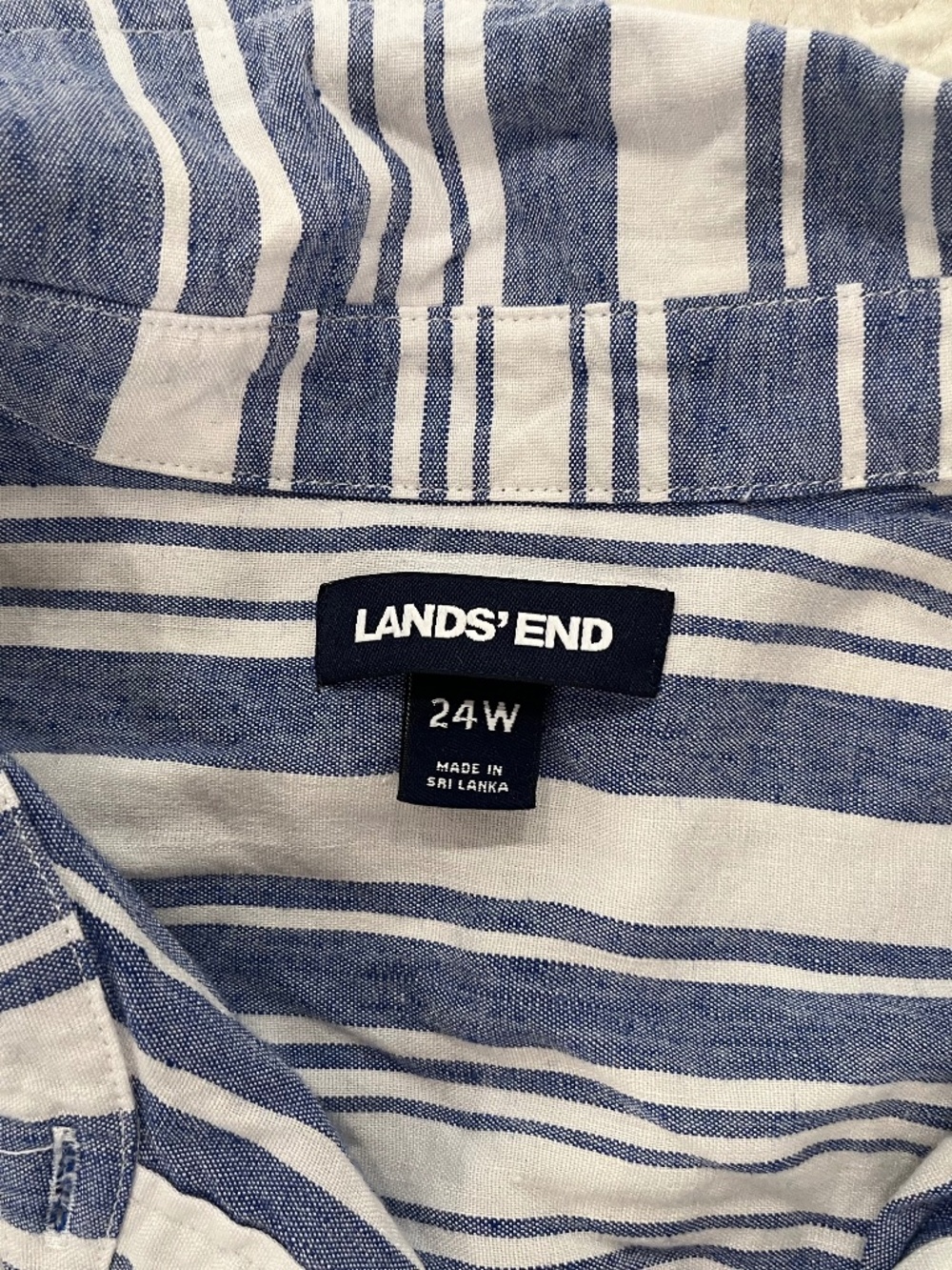 Lands end linen dress
